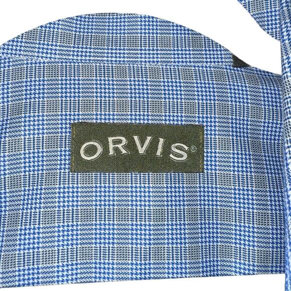 Orvis Sz L Plaid Button Down Shirt Business‎ Casual Workwear Preppy - Picture 3 of 9